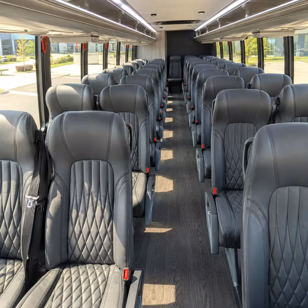 25 passenger minibus inside
