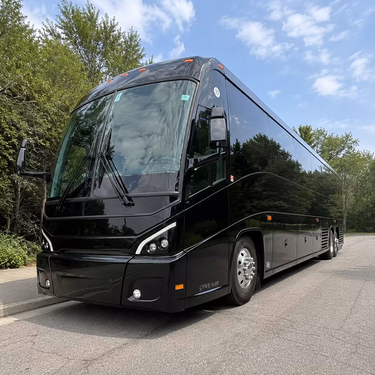 longmont 56 passenger charter bus rental