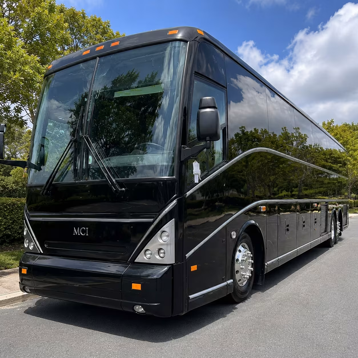 longmont charter bus rental exterior