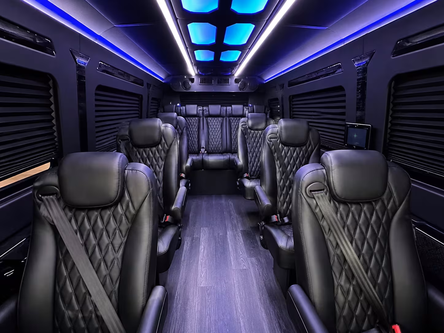 sprinter van with driver inside