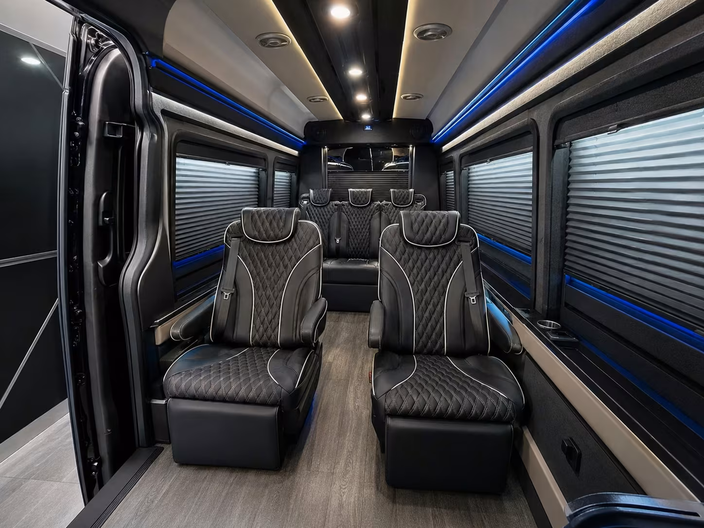 sprinter van with driver interior
