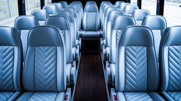 longmont 18 passenger minibus interior