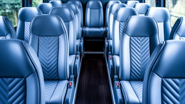 longmont 25 passenger minibus interior