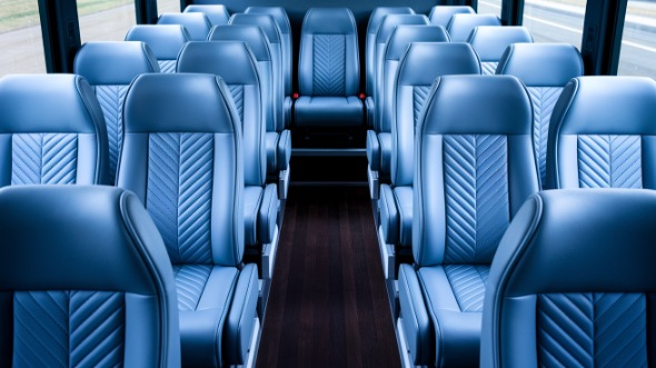 longmont 28 passenger minibus interior