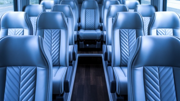 longmont 35 passenger minibus interior