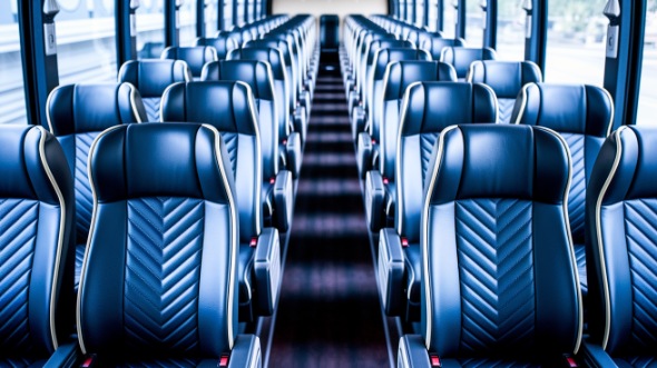 longmont 50 passenger charter bus inside