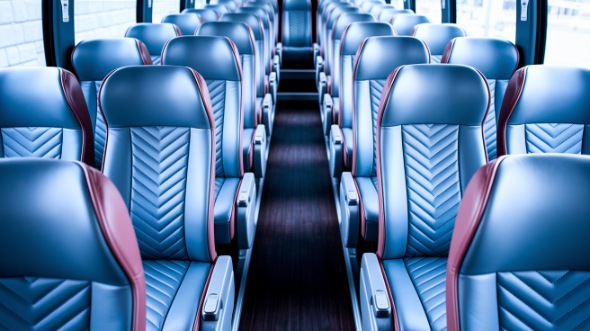 longmont 54 passenger charter bus interior