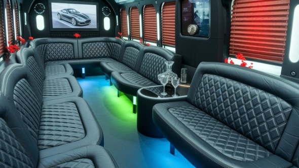 longmont sprinter limo rental interior