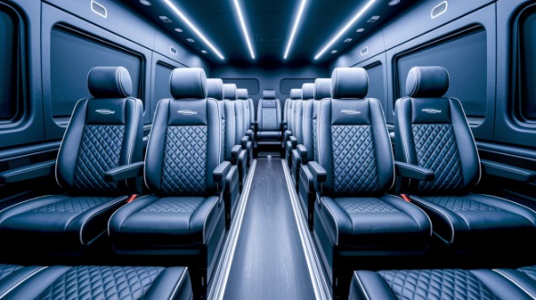 longmont sprinter van with driver interior